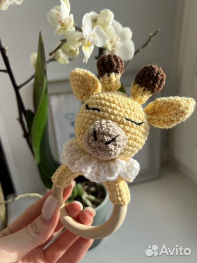 Погремушки и грызунки-шуршалки ручной работы