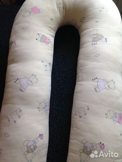 Подушка для беременных, кормления, бортики, защита