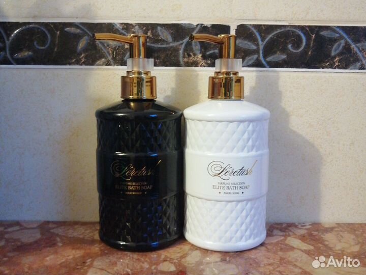 Мыло с дозатором парфюмированное