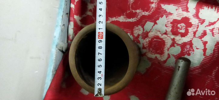 Ступка чугунная СССР с пестиком