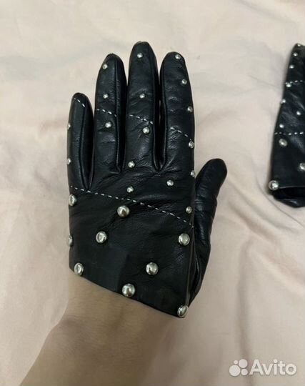 Перчатки натуральная кожа италия