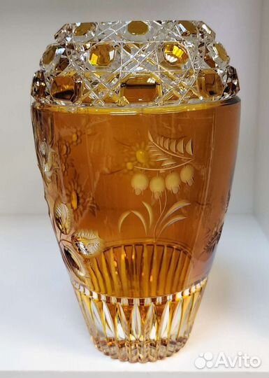 Ваза для цветов медовый Германия Echt Meissner