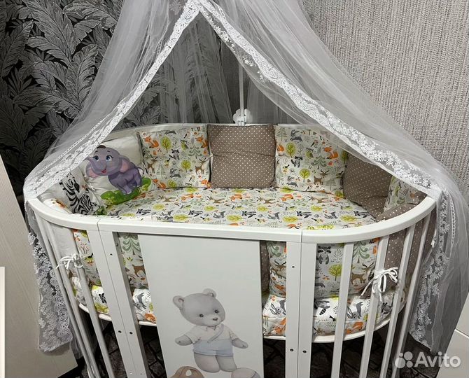 Бортики в детскую кроватку