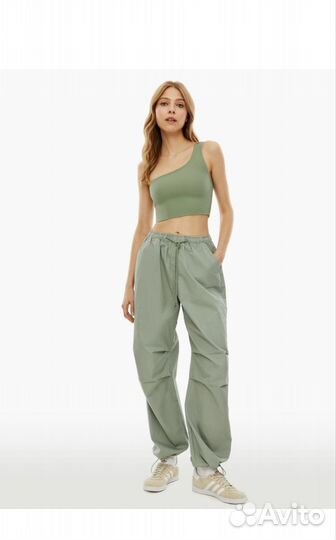 Хаки брюки-трансформеры NEW easy FIT С кулисками Ж