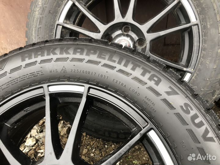 Kia sportage R17 зимние колеса шипы