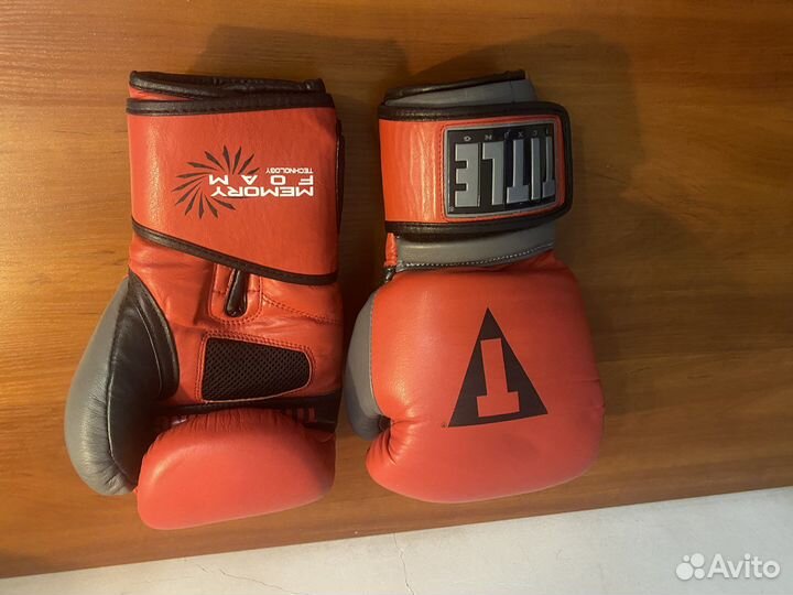 Боксерские перчатки titel memory foam 16 oz