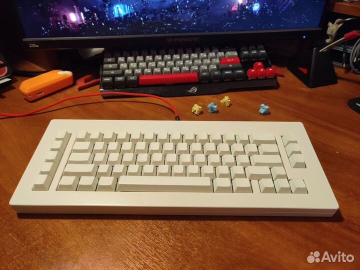 Кейкапы ePBT Gateron White Blank Keycaps, PBT