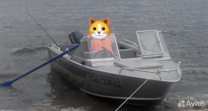 Лодка windboat 42 M PRO S+ yamaha 25+прицеп мсза