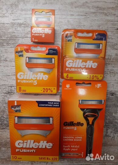 Оригинальные лезвия Gillett, в ассортименте