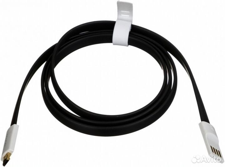 Кабель microUSB 2.0 Qumo QF105 black