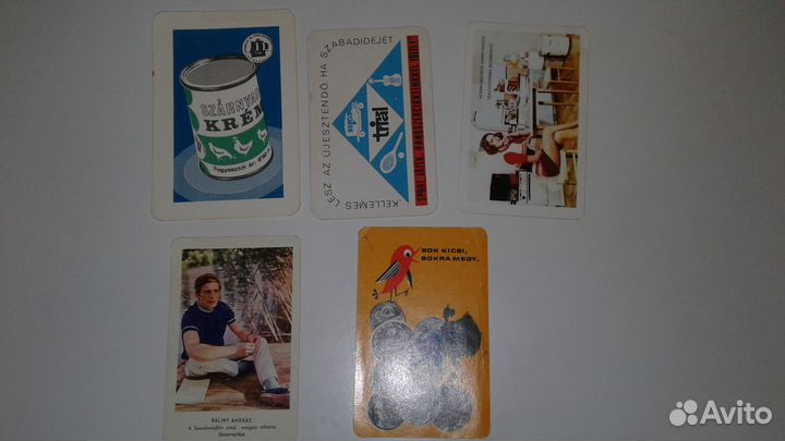 Календарики зарубежные 70 - х годов