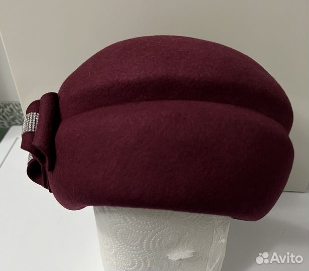 Фетровый берет объемный