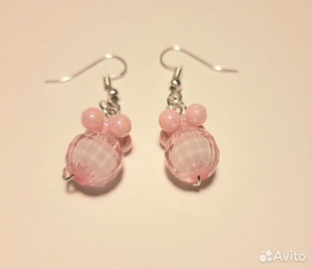 Сережки «Елочные шарики»