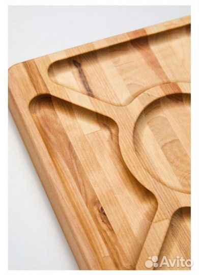 Менажница из дерева квадратная 25*25 см