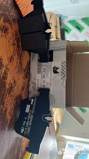 Тормозные колодки mercedes glc