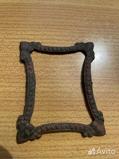 Пряжка медная