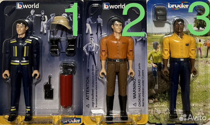 Игрушки Фигурки людей и Аксессуары bruder брудер