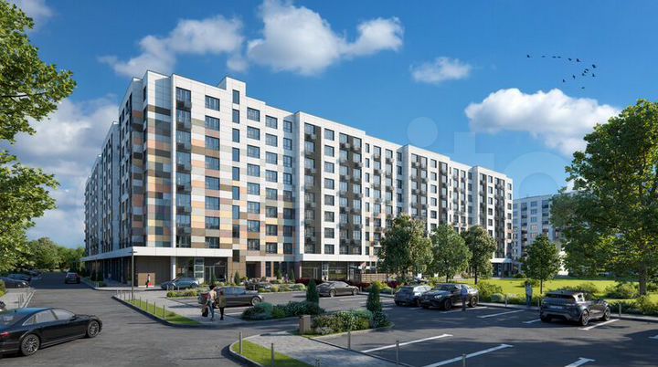 2-к. квартира, 71,1 м², 9/9 эт.