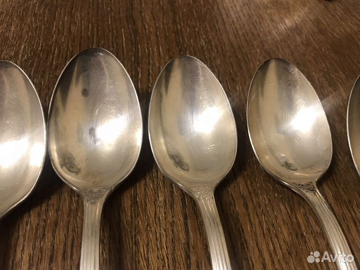 Набор ложек столовых СССР мельхиор
