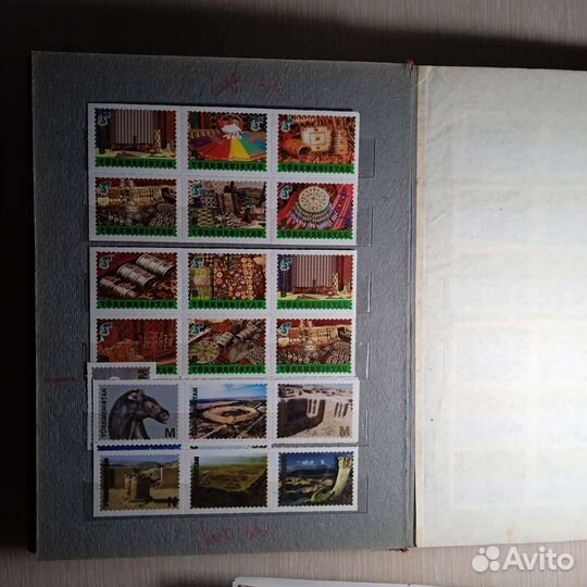 Марки Туркменистана, карточки до.стран