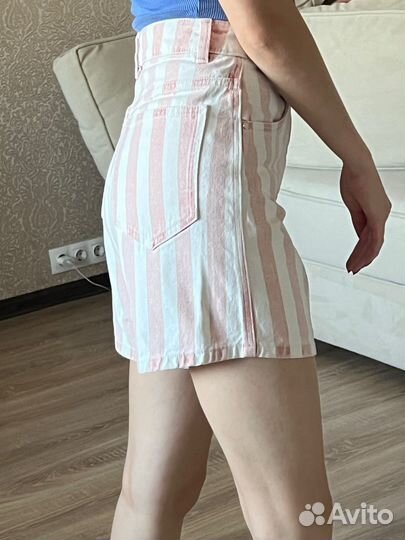 Джинсовые шорты Zara 34