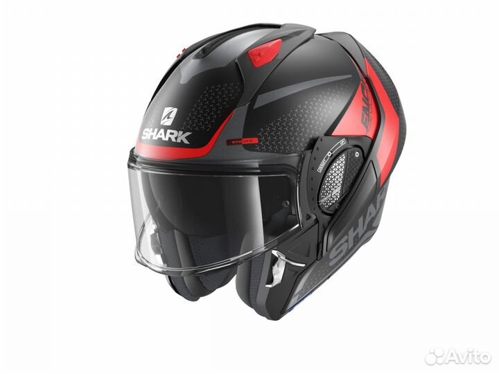 Шлем shark EVO GT encke MAT Black/Red