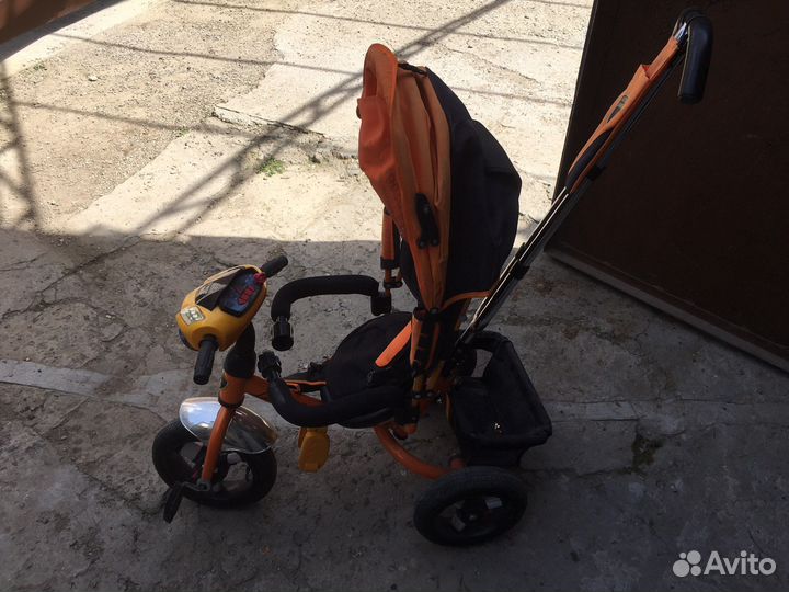 Детский велосипед с ручкой lamborghini