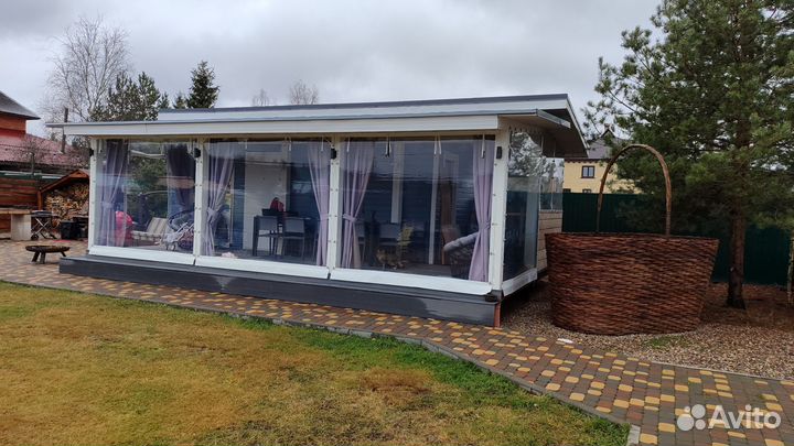 Гибкие окна пвх для беседки