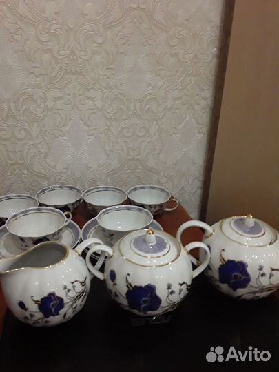 Продам сервиз новый чайный,дулево.фарфор