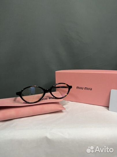 Очки Miu Miu леопардовые librarian core