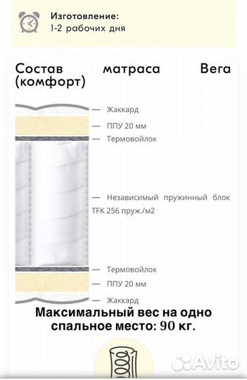 Матрас новый с доставкой