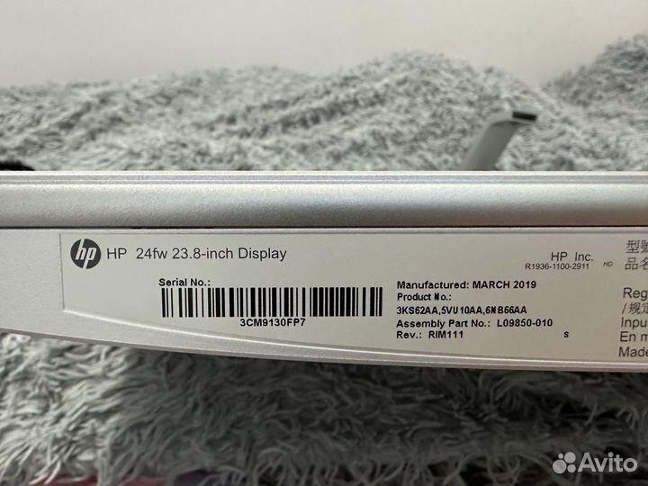 Монитор HP 24fw 75hz