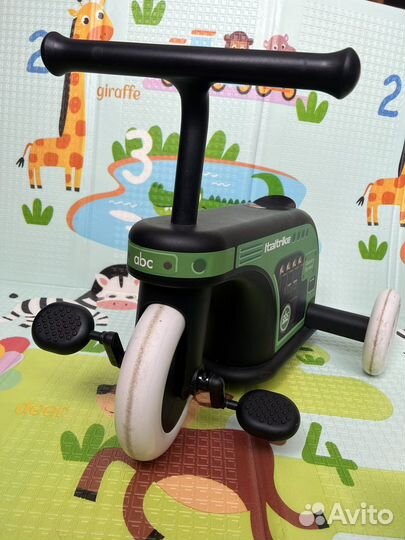 3х колесный велосипед-беговел каталка Italtrike