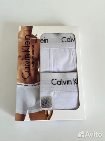 Трусы мужские боксеры calvin klein набор 2 штуки