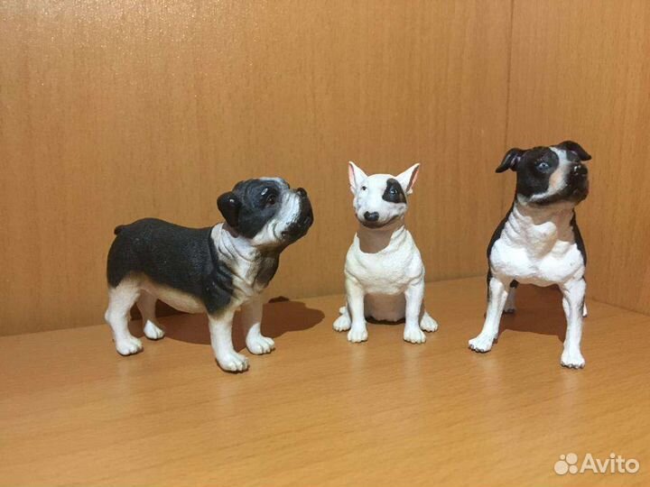 Фигурки собак Schleich, Papo, Mojo