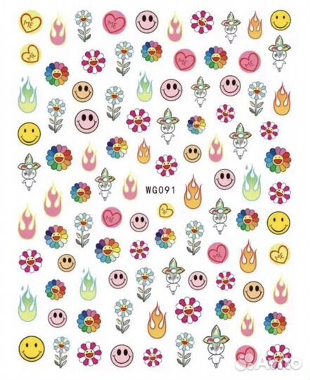 Наклейки для ногтей