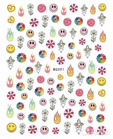 Наклейки для ногтей