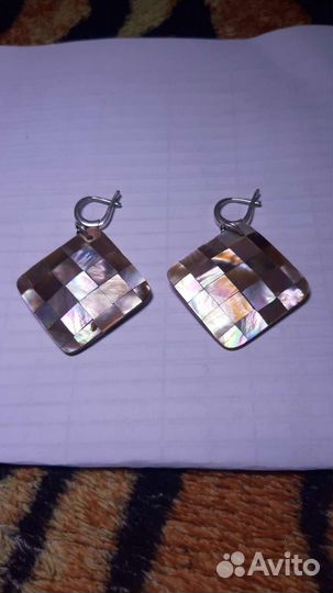 Серьги серебро 925