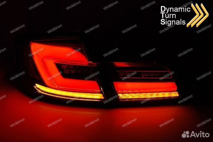 Фонари задние BMW F10 10-17 LED BAR черные