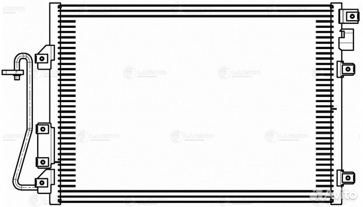 Радиатор кондиционера Рено Клио 98