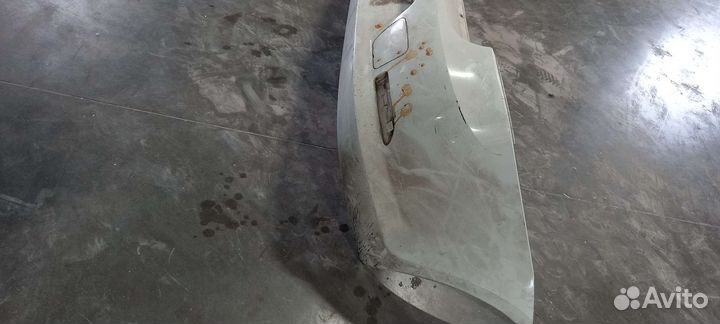 Бампер Рено Логан задний фаза 1 цвет белый