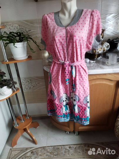 Халат велюровый женский 48 ,60размеры