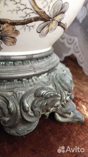 Керосиновая лампа фарфор