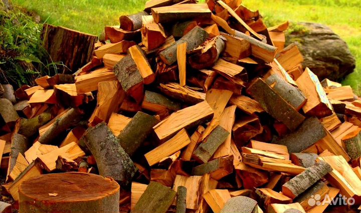 Дрова крупноколотые