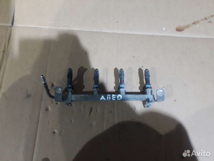 Топливная рампа с форсунками авео т250+