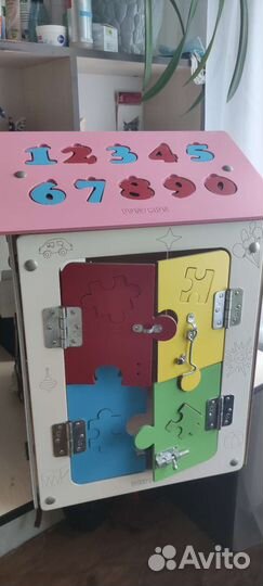 Бизиборд домик со светом(большой)