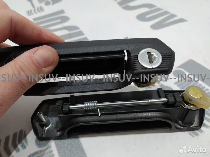 Ручки наружные черные Урбан Нива 3дв (к-т) 2шт