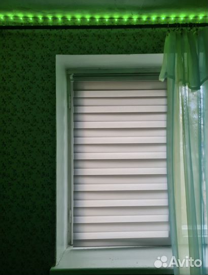 Рулонные шторы зебра