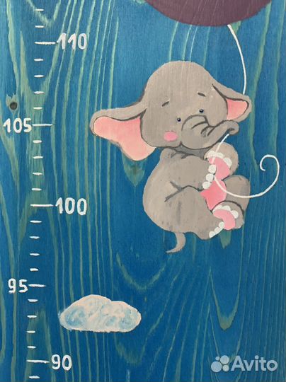 Ростомер детский ручная работа