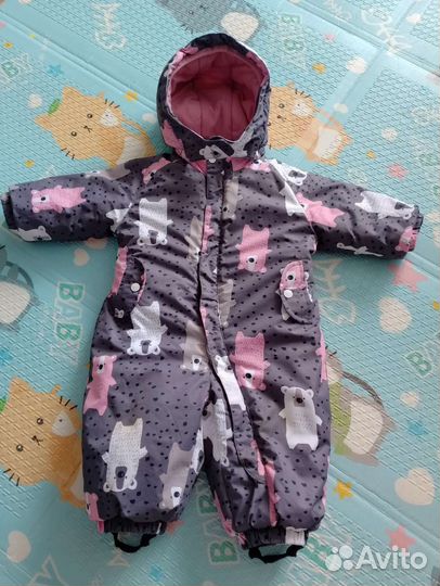 Зимний комбинезон для девочки